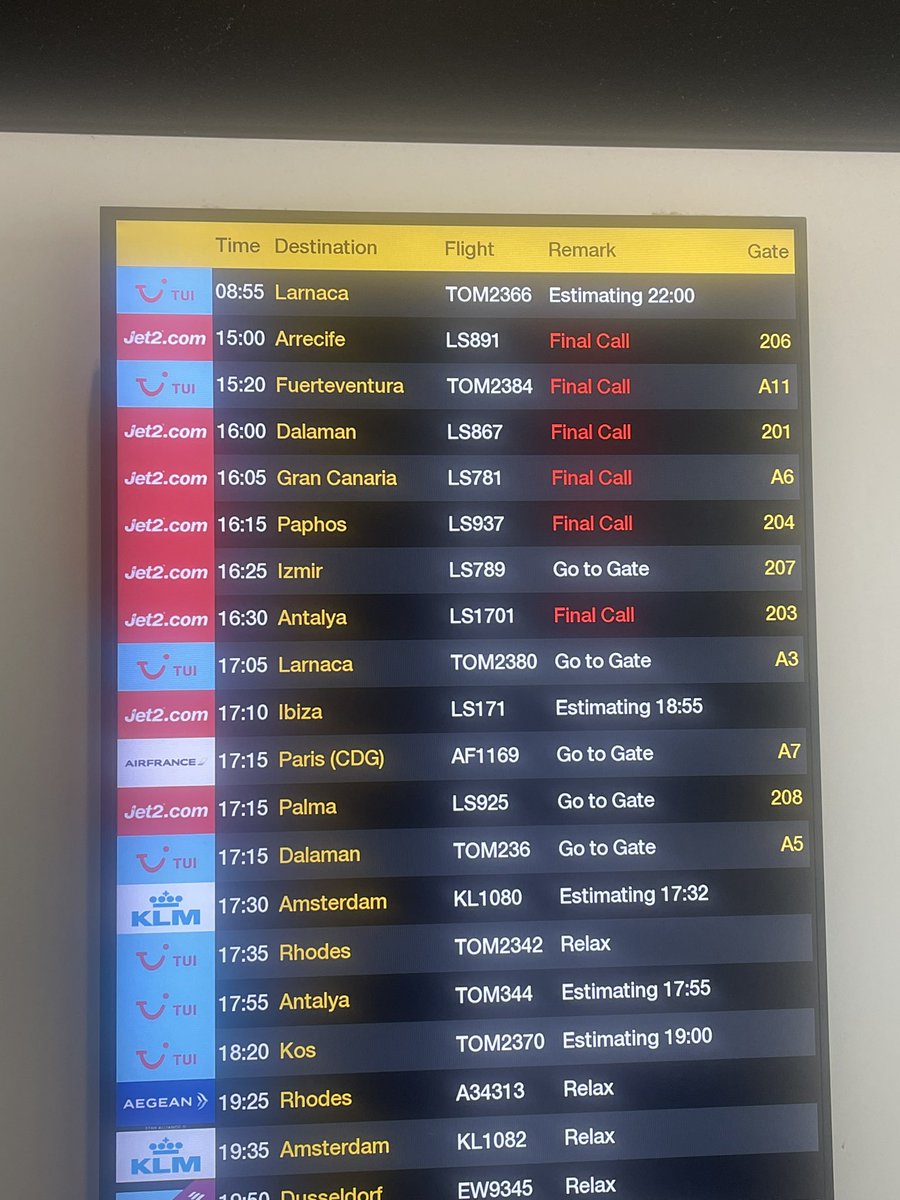 Absolutely awful <a href="/TUIUK/">tuiuk</a>. First notification of delay email at 4:15, no communication after 13:30 now departure estimated for 22:00 but not guaranteed. By that time I would have been in the airport for 15hrs, then flying for 5hrs, missing possibly two days of my holiday. BAD