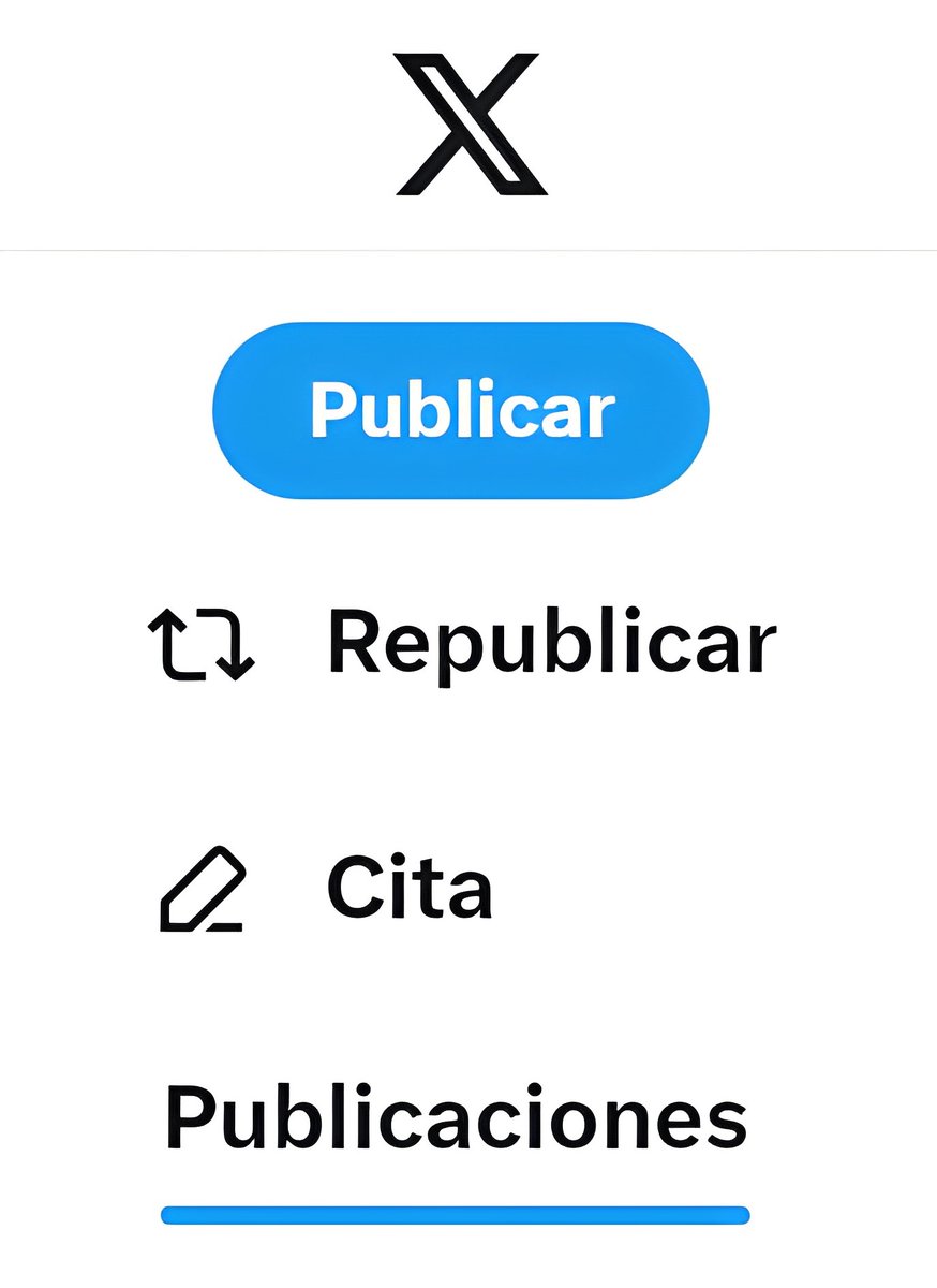 porquetendencia's tweet photo. "Republicar":
Por comentarios sobre los nuevos nombres en 𝕏 https://t.co/x2WYYGfjqk