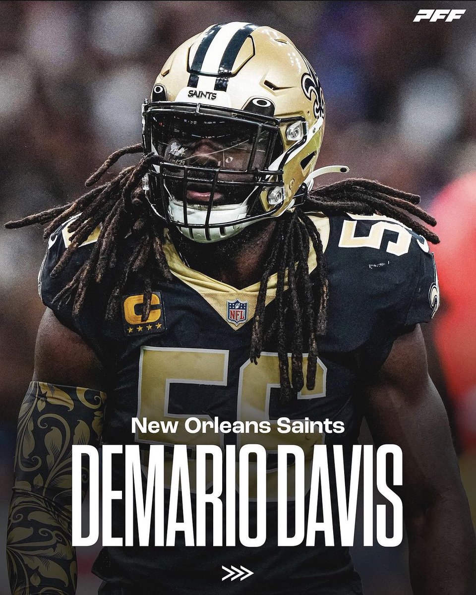 WhoDatContent's tweet photo. Demario Davis is the most important non-QB for the Saints https://t.co/IxRI21kSCb