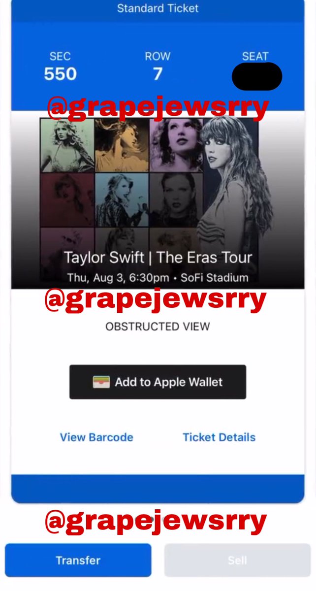 Eras Tour Resell tweet media