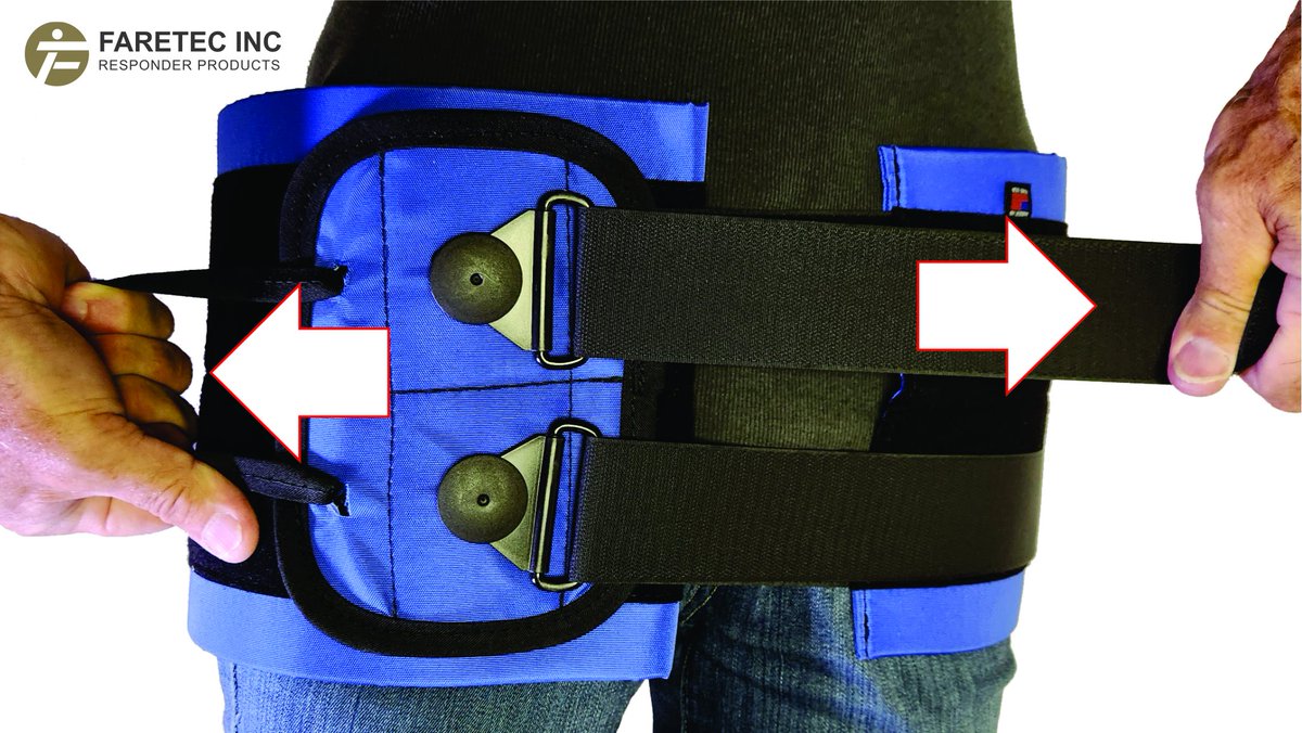 New Responder Pelvic Binder is here! Fast, Easy, Economical. Vacuum packaged small with aggressive Velcro. One size fits all. Several colors. Please share!
faretec.com/product-page/r…