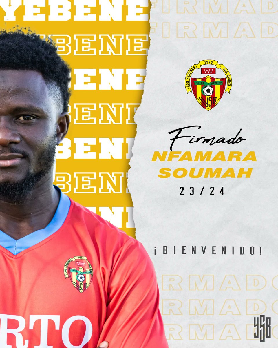 LosYebenesSB's tweet photo. PRIMER EQUIPO I FICHAJE

Nfamara ✅

Extremo muy vertical y goleador para el primer equipo!

Bienvenido al Eustasio Casallo!! https://t.co/SYo0RsJeGM