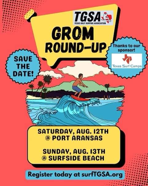 SurfsideTx's tweet image. Come and join the TGSA for this fantastic event.  The exact location of contest to be announced!
#tgsa #surfcompetion