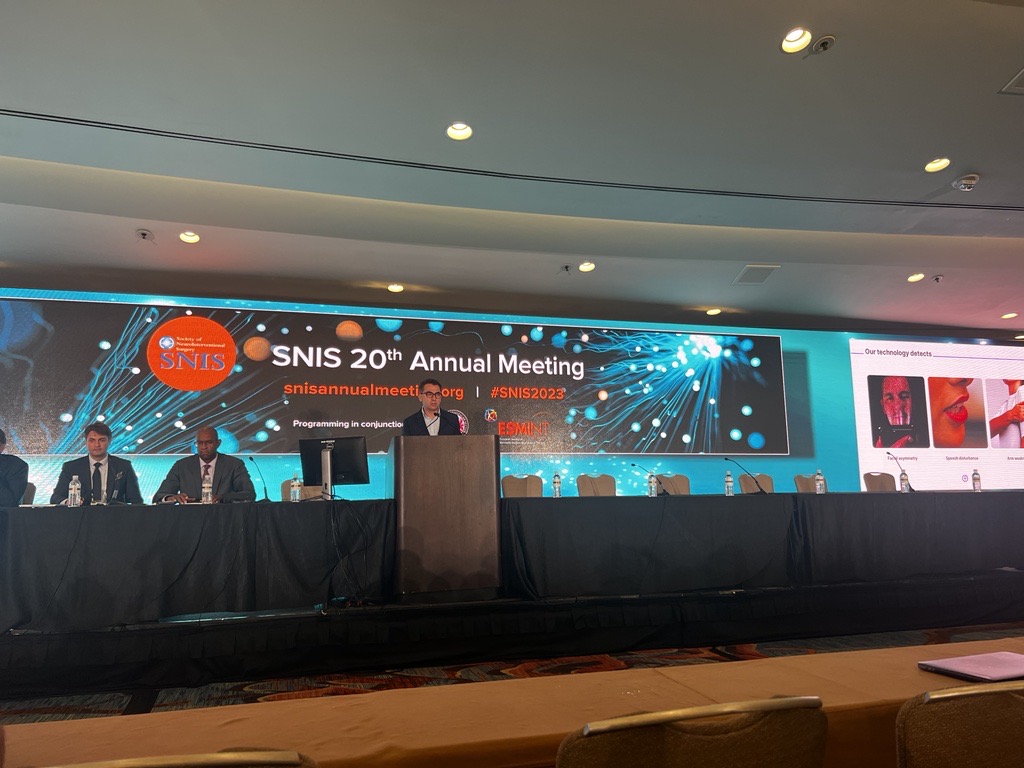 Stroke is treatable if caught early! Check out this presentation "Smartphone-enabled Machine Learning Algorithms for Autonomous Stroke Detection" with Radoslav Raychev, MD. <a href="/radoraychev/">Radoslav Raychev</a> #SNIS2023