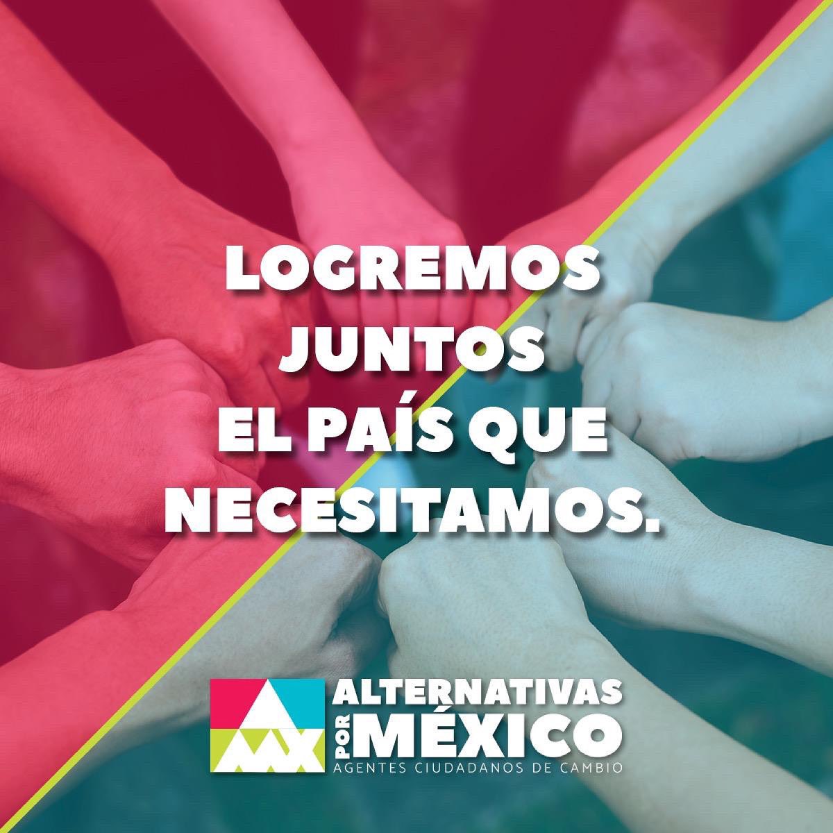 La voluntad compartida es el elemento que nos permitirá trabajar juntos para lograr el país que necesitamos. Un mejor México 🇲🇽 es posible. #AMX