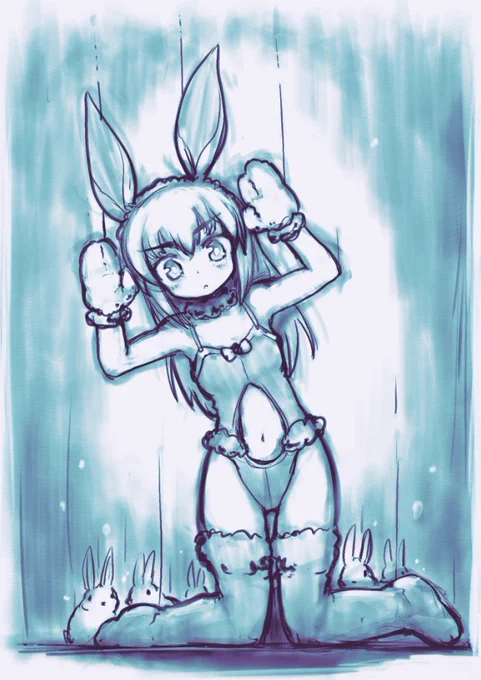 過ぎちゃったけど過去絵のバニー