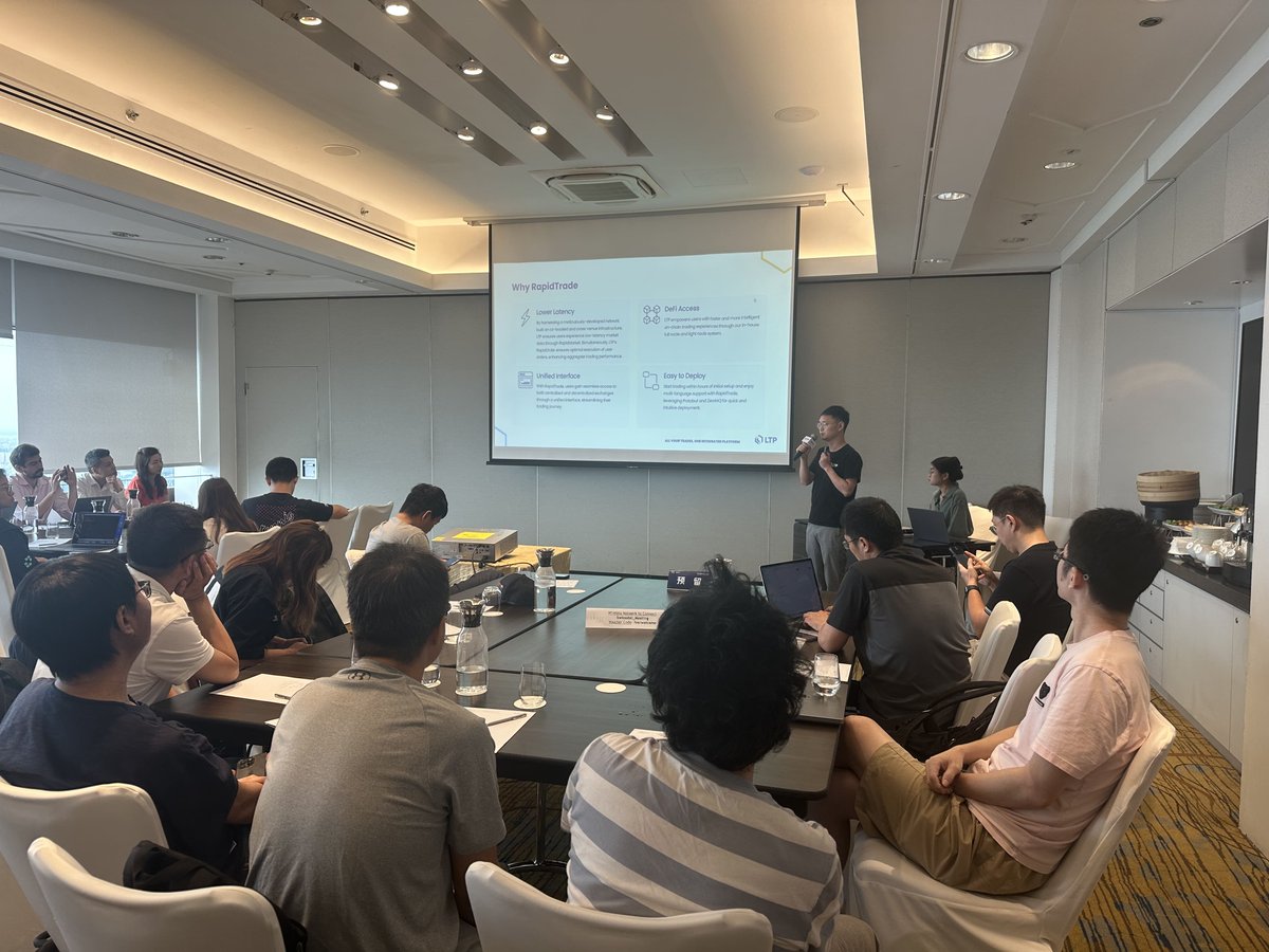 LTP_primebroker's tweet photo. Cheers to a memorable event in Singapore! 🍻 We had a blast co-hosting this amazing "Safe &amp; Efficient Trading on the Cloud" event with AWS. Thank you to everyone who joined us and made this event a fruitful one. We're looking forward to seeing you at the next event! 🚀💹 https://t.co/lJ07Uec7tc