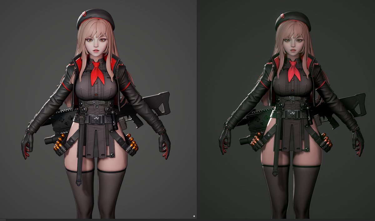 서브스턴스 페인터로 질감 넣기, 질감 표현의 정도 연구.