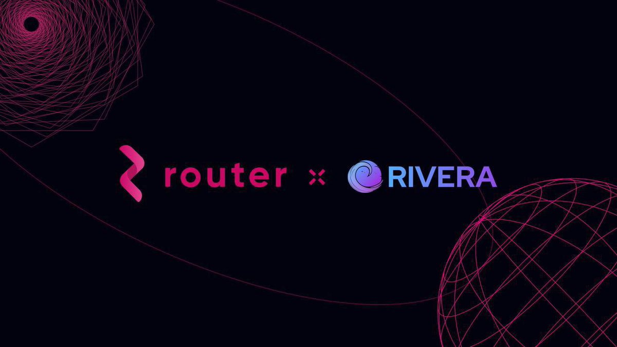 routerprotocol's tweet photo. Rivera, a permissionless liquidity management protocol has partnered with Router Protocol.
@Rivera_Money_ users can now leverage our IDApp - TExchange (https://t.co/fl4tN0IoBM) on Rivera's Testnet for seamless liquidity bridging of Testnet tokens from L2 chains to @0xMantle! https://t.co/oMj96ICy7Y