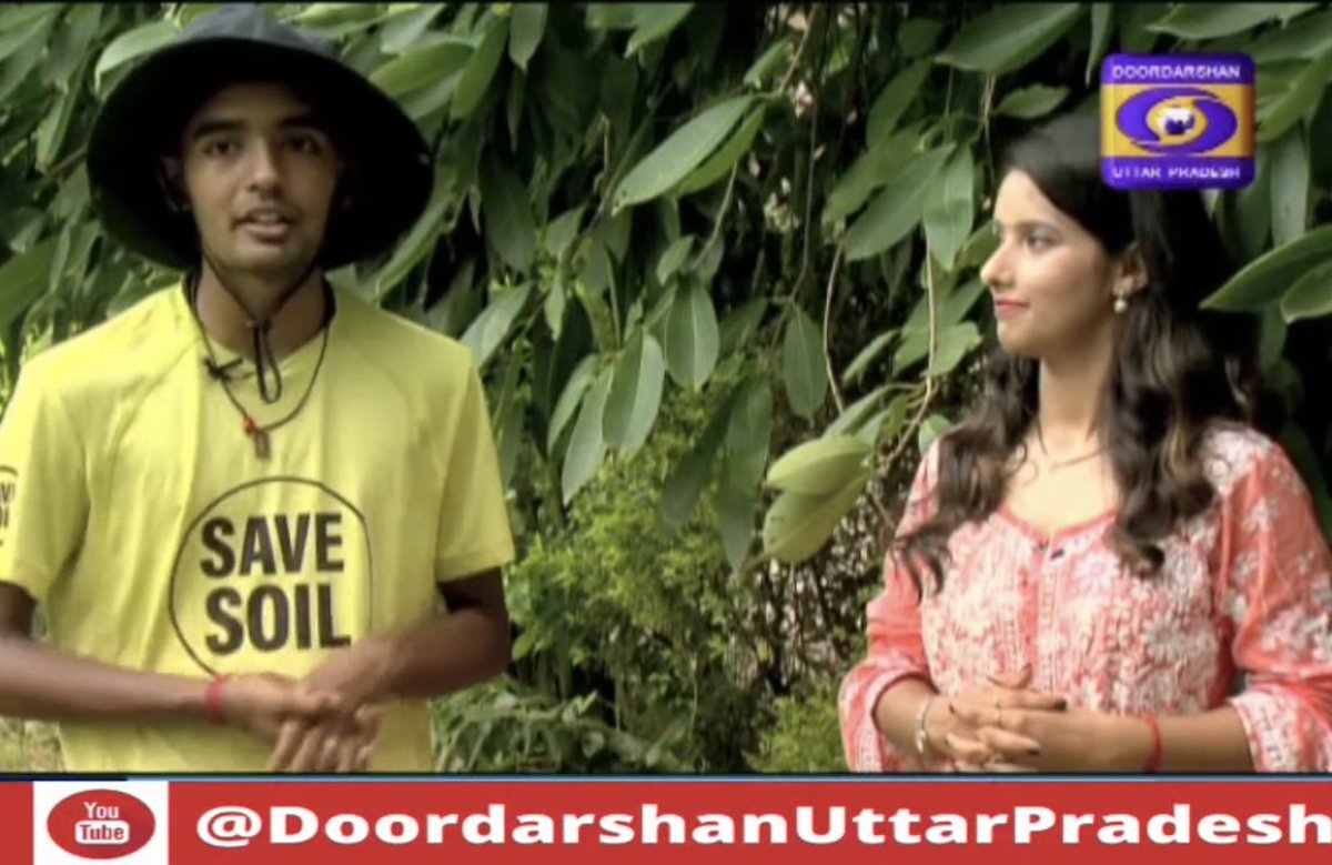 soilsahiljha's tweet photo. I never imagined that someday I will come on the same television, I am watching at the couch of my home.
It’s my first interview at @DDNewslive as a 17 year young advocate for soil policies who is also cycling across 🇮🇳.
Do listen to the interview here at
https://t.co/e3T6hIHp7o https://t.co/V0dhnK98s5