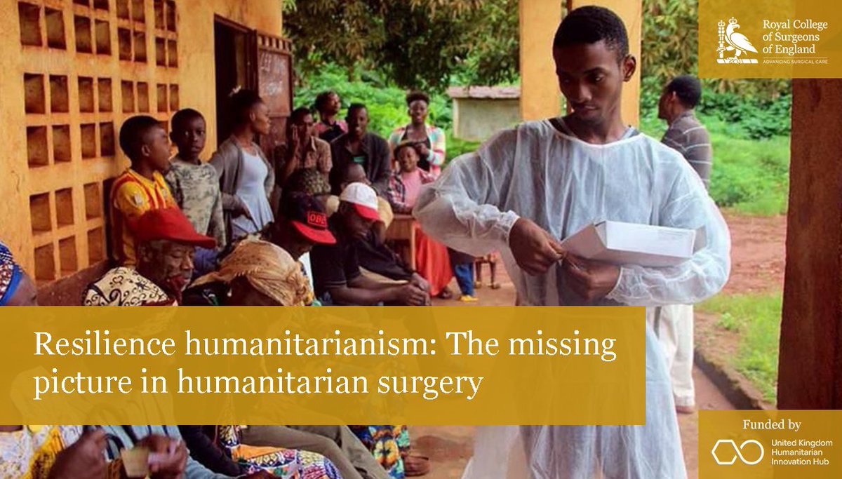 How can local humanitarian actors help communities to adapt in times of crisis? Our latest webinar on 14 August examines how locally-led initiatives play a key role in delivering long-term surgical care in conflict settings. Book now: ow.ly/oHbe50PoE9U #globalsurgery