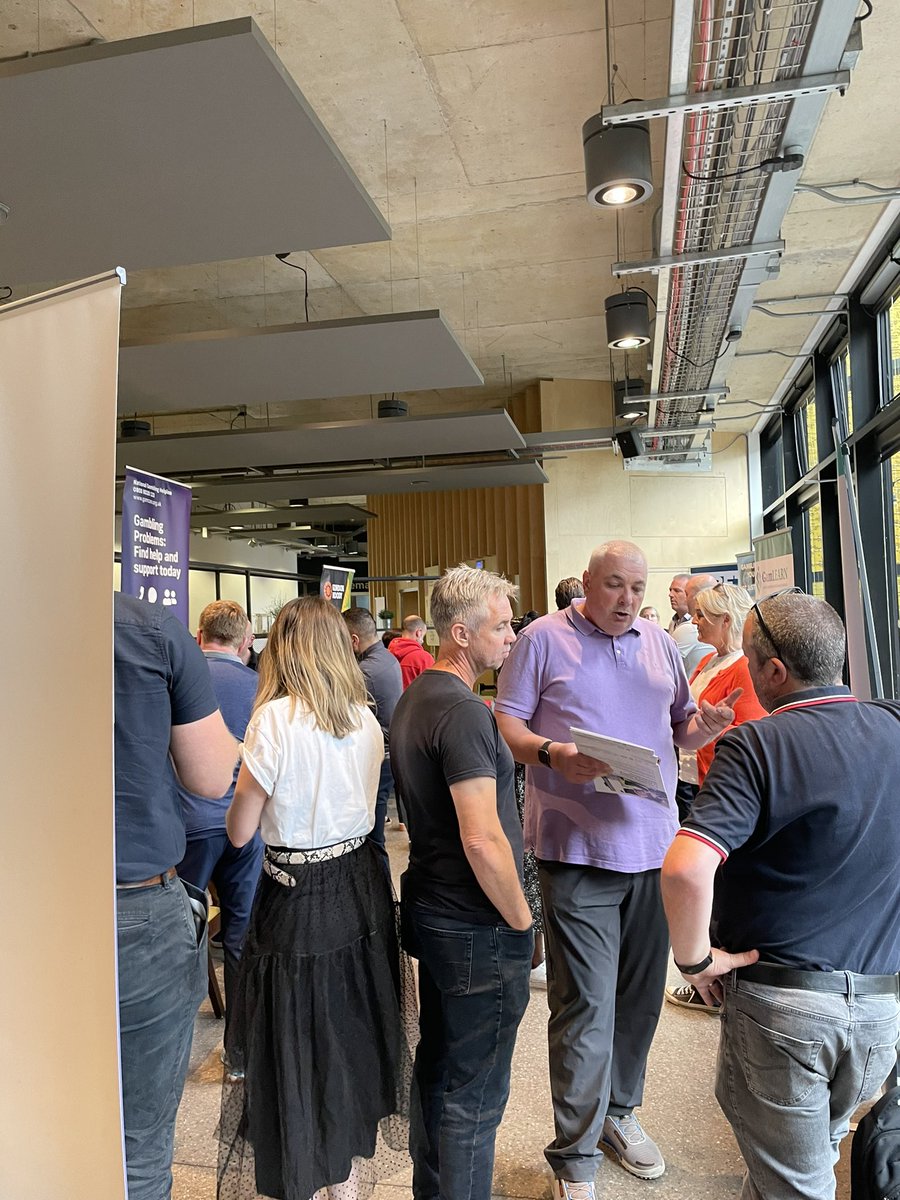 gamstopuk1's tweet photo. We had a great morning at the @GaMHive Mad Fer It event in Manchester today. Good to meet so many organisations and members of the lived experience community. https://t.co/TK3IBoX8Mp