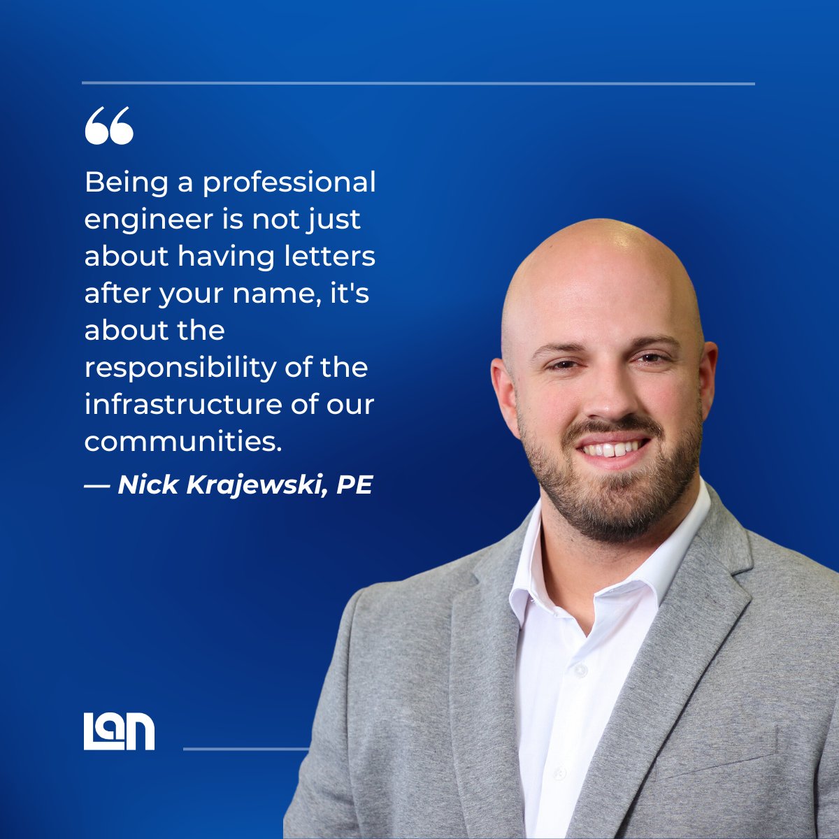 LAN_Engineering's tweet image. Happy National Professional Engineer (PE) Day! Today, we&apos;re happy to celebrate the brilliance and expertise of our incredible team of professional engineers at LAN!

#NationalPEDay #LANEngineering #ProfessionalEngineers #BuildingCommunities #EngineeringExcellence
