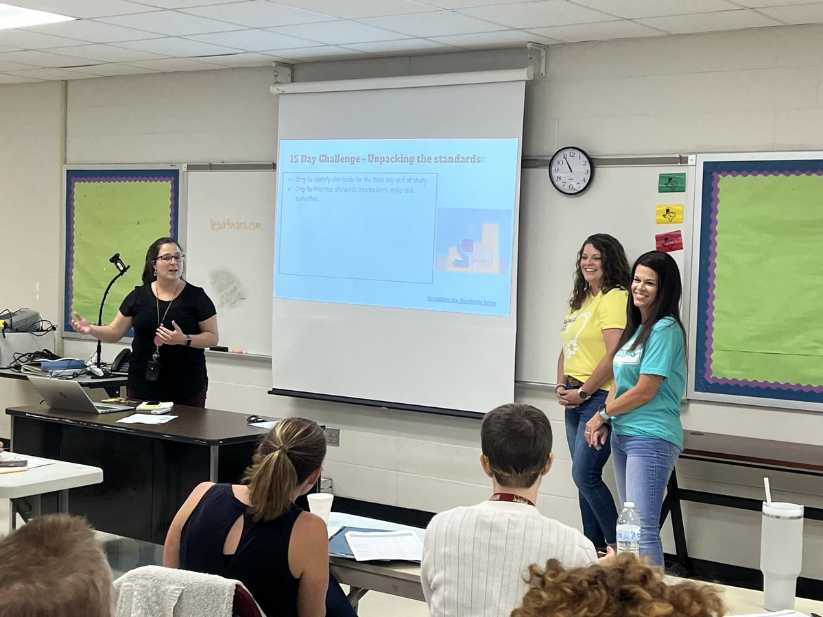 Jmorley36's tweet image. “Teachers Teaching Teachers”!!!  Great PLC instruction this morning. #WestNation #GrabAShovel