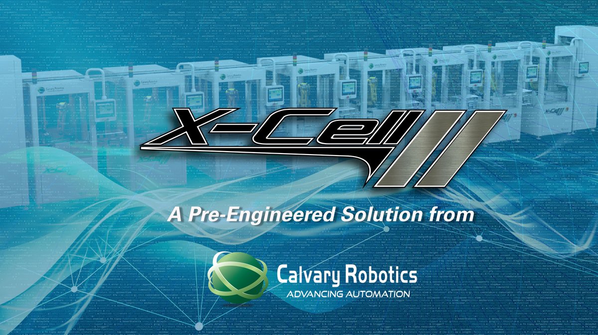 CalvaryRobotics's tweet image. Our X-Cell platform is a flexible solution enabling our customers quicker time to market and a scalable solution for future demand increases.

Reach out and let&apos;s discuss your application!
hubs.li/Q01Zr9Qn0

#manufacturing #engineeredsolution #robotics