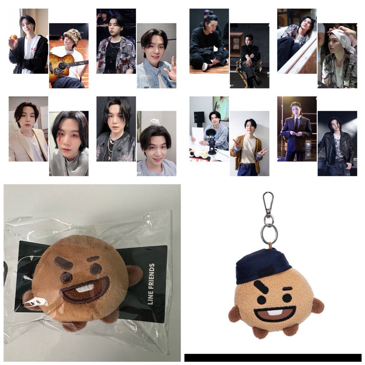 lmarisunl's tweet photo. In celebration of Yoongi’s hard work!
Let’s close out D-DAY tour with a little GA! 
*OT7 FAN accounts! 
RT to Enter
Prize:
D-DAY Tour Mini PC’s August D version.
One random Sealed copy of D-DAY album. 
Two Official BT21 plush Shooky keychains. Any 10 Mari made pc’s (custom back) 
Winner to be announced in QT on Aug 7 at 12:30 PM PST.