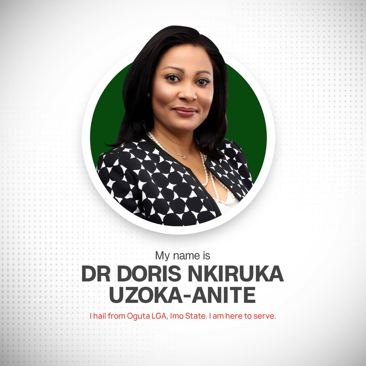 DrDorisAnite's tweet photo. Mr SENATE PRESIDENT
DEPUTY SENATE PRESIDENT
DISTINGUISHED SENATORS
FELLOW NOMINEES
FELLOW NIGERIANS WATCHING ALL OVER THE WORLD
MY NAME IS- DR DORIS NKIRUKA UZOKA-ANITE
I hail from, Oguta LGA, Imo State.
#SenateScreening #PresidentTinubu #SenatorialScreening #DorisDorisAnite https://t.co/yhobfl9uzV