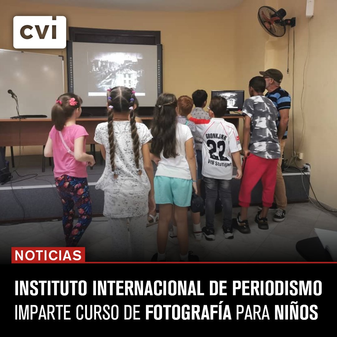 👦👧Como parte de las actividades del #verano, el  <a href="/Instituto_ipjm/">Instituto Internacional de Periodismo</a> retoma su curso de fotografía para niños y niñas de 8 a 14 años.🤳
📷 Las fotografías realizadas durante el curso integrarán la campaña comunicacional de <a href="/UNICEFCuba/">UNICEF Cuba</a>.