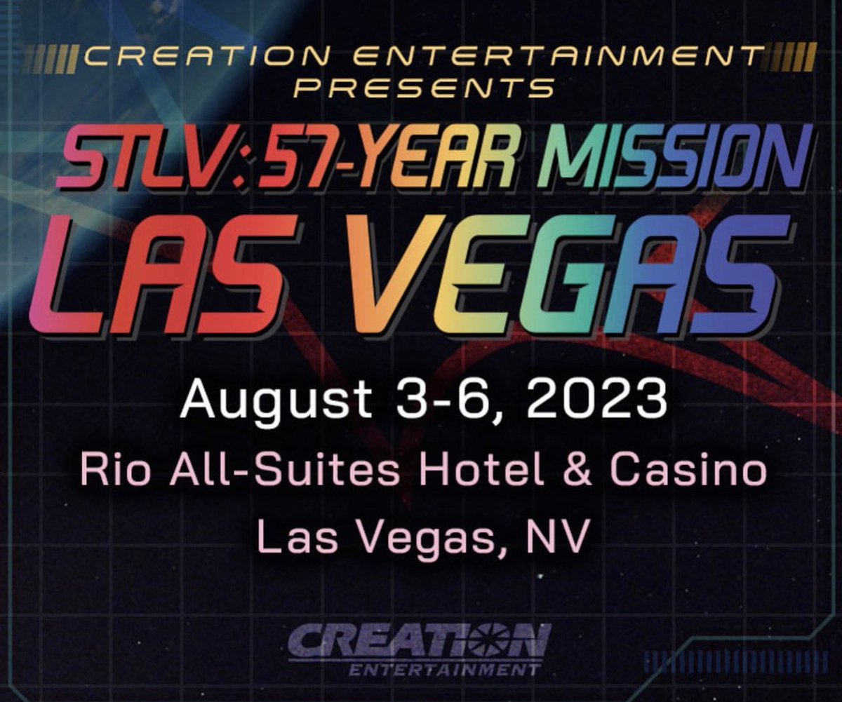 The full 57-YEAR MISSION schedule is available here: docs.google.com/spreadsheets/d… #StarTrek #STLV