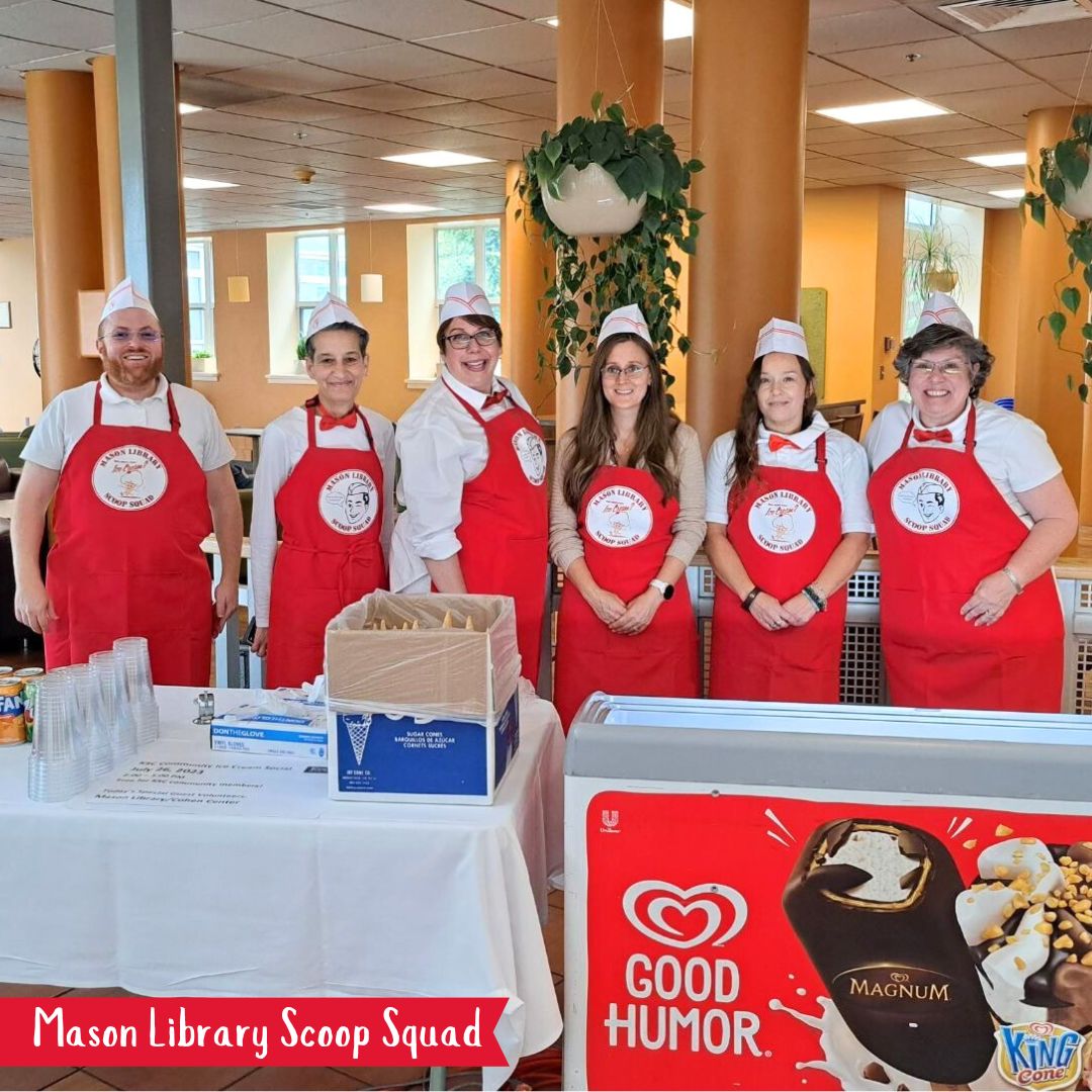 KeeneMasonLib's tweet image. We had so much fun at the campus Ice Cream Social last Wednesday. Thank you to everyone who stopped by!

#KeeneMasonLib #KSCMasonLibrary #KeeneStateCollege