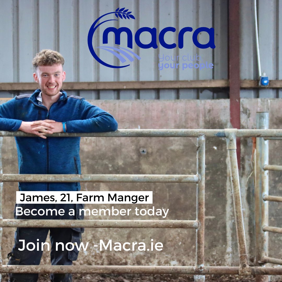 MacranaFeirme's tweet photo. From farmers, to teachers to nurses, our members are from all walks of life.
Join Irelands Rural Youth community today- https://t.co/7CJvvjs4nB 💙
#Macra #joinMacra https://t.co/B8WO9MAJdr