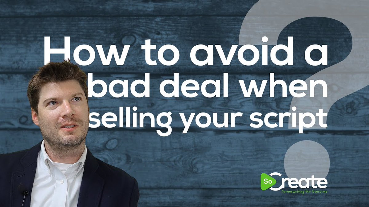 SoCreate's tweet photo. 🎬💰  Selling your script? Make sure you're not giving away exclusivity for a low fee, + more pro tips from entertainment attorney Sean Pope >>> https://t.co/75vbF2aufM #Screenwriting #ScriptSales https://t.co/RYkhyqHwVT
