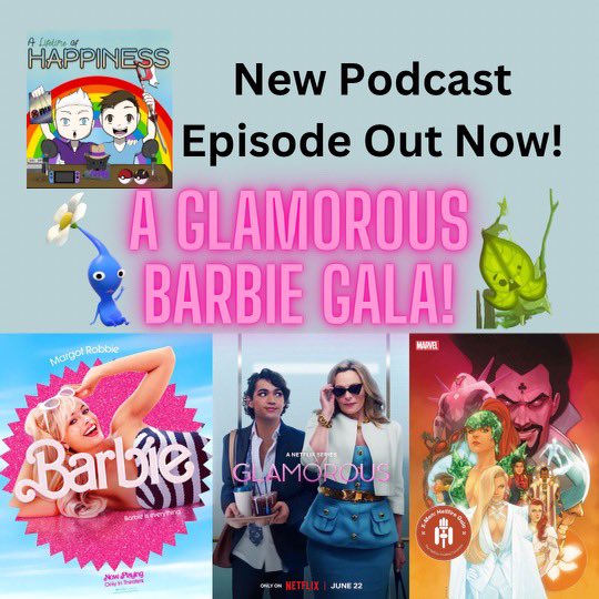 sj_martin's tweet photo. A Lifetime of Happiness! 

Check out the episode through the link below:
https://t.co/rec6GdTTMd

And remember... Stay Happy!

#PodcastRecommendations #Podcasts #Happiness #Barbie #Glamorous #Pikmin4 #XMen #FallOfX #HellfireGala #TearsOfTheKingdom #JinkxMonsoon https://t.co/uIiFSyu2zs