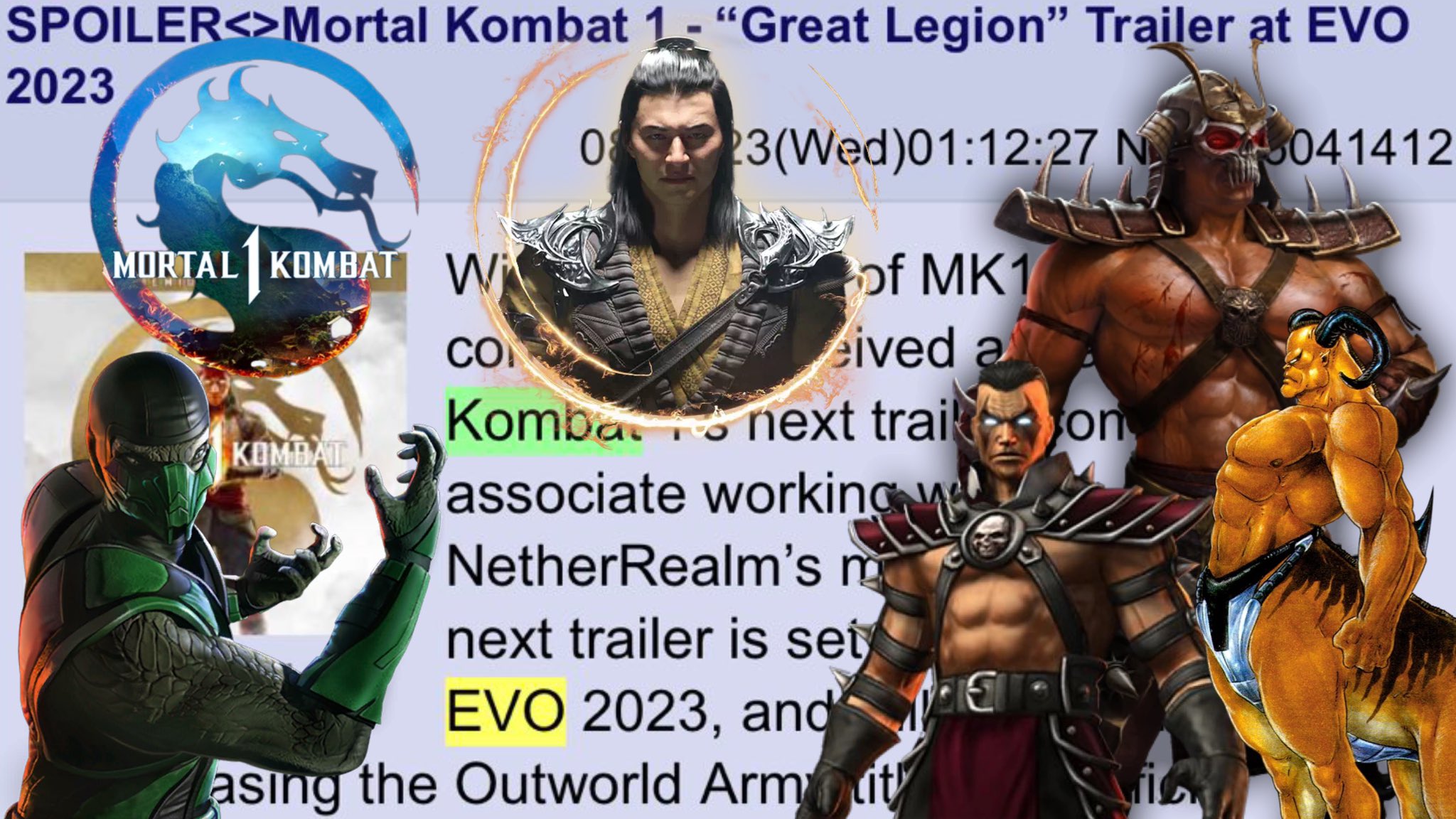 MORTAL KOMBAT 2 Trailer 2023 