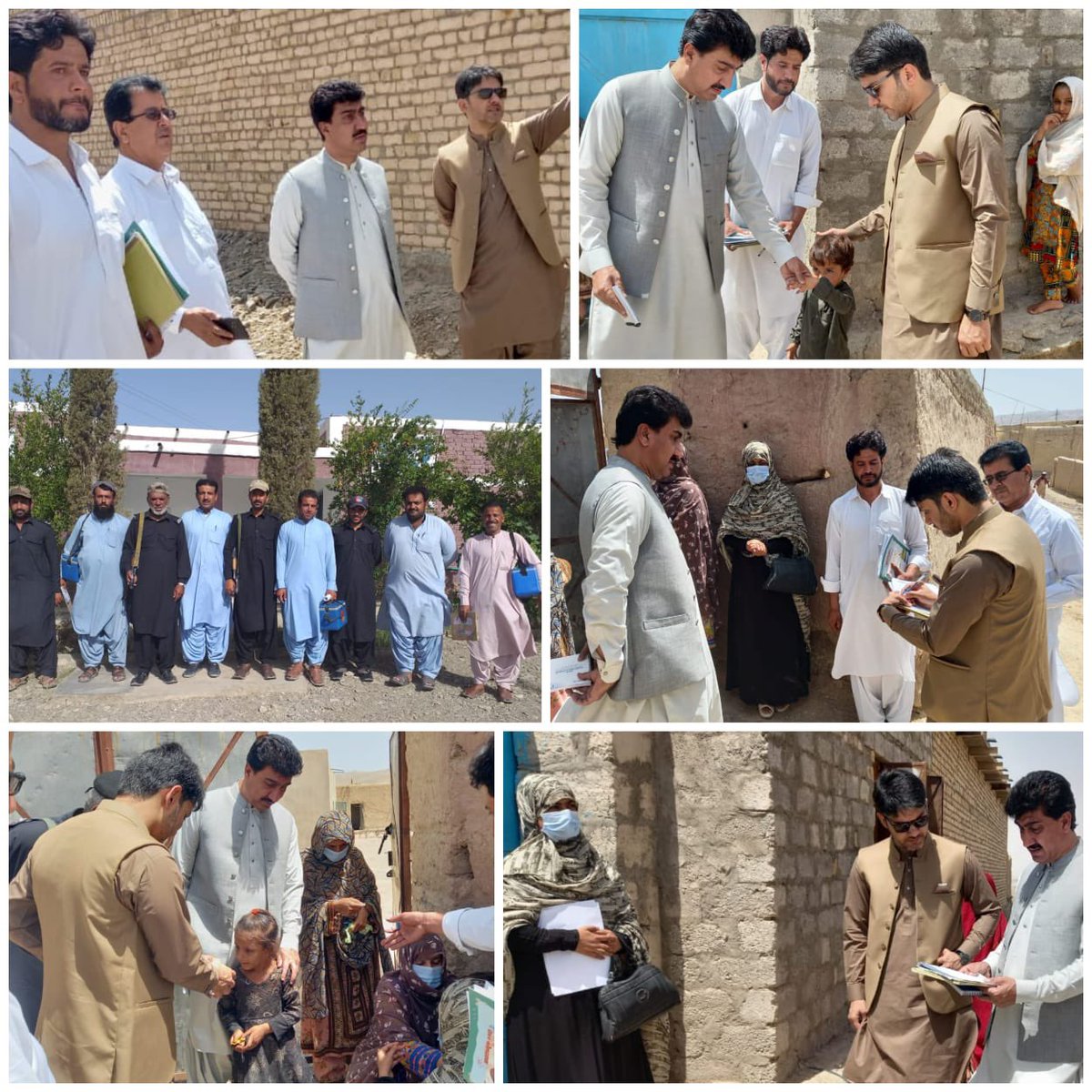 ڈپٹی کمشنر نوشکی کیپٹن (ر) اطہر عباس راجہ نے ڈسٹرکٹ ہیلتھ آفیسر نوشکی ڈاکٹر کمالان گچکی کے ہمراہ  یوسی قاضی آباد کی پولیو ٹیموں کے فیلڈ وزٹ کے دوران اچانک دورہ کیا. <a href="/cs_balochistan/">Chief Secretary Balochistan</a> <a href="/hamzashafqaat/">Muhammed Hamza Shafqaat</a> <a href="/AtharAbbasRaja/">Servant of Saravan</a> <a href="/HealthDepartme5/">Health Department, GoB</a>