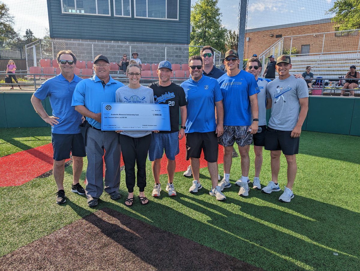 Stampede Baseball Tournaments (@stampedetourny) on Twitter photo Save the Date for the Chris Gradoville Memorial Tournament May 18 & 19, 2024. Funds support the existing Scholarship for CU Baseball.
<a href="/OSAA_Omaha/">Omaha Suburban</a>
<a href="/OmahaSports/">Omaha Sports</a>
<a href="/CU_Baseball/">Creighton Baseball</a> Save the Date for the Chris Gradoville Memorial Tournament May 18 & 19, 2024. Funds support the existing Scholarship for CU Baseball.
<a href="/OSAA_Omaha/">Omaha Suburban</a>
<a href="/OmahaSports/">Omaha Sports</a>
<a href="/CU_Baseball/">Creighton Baseball</a>