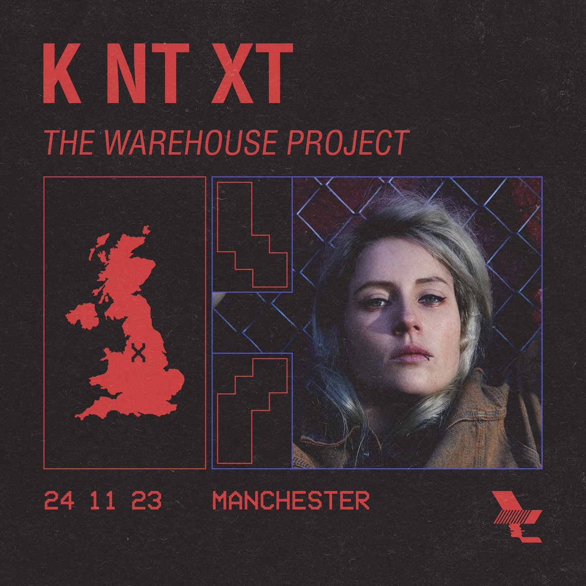 TicketmasterUK's tweet image. 🚨NEW SHOW ADDED🚨

KNTXT joins the epic @WHP_mcr 2023 season line-up🔥

🎟 On sale tomorrow at 11:00&amp;gt;&amp;gt;bit.ly/3jRYwZ4

#WarehouseProject