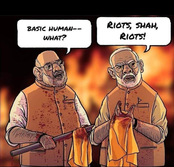 No one could explain the current state of Indian democracy better than this in a single frame. (Kudos to the creator, whoever she is)