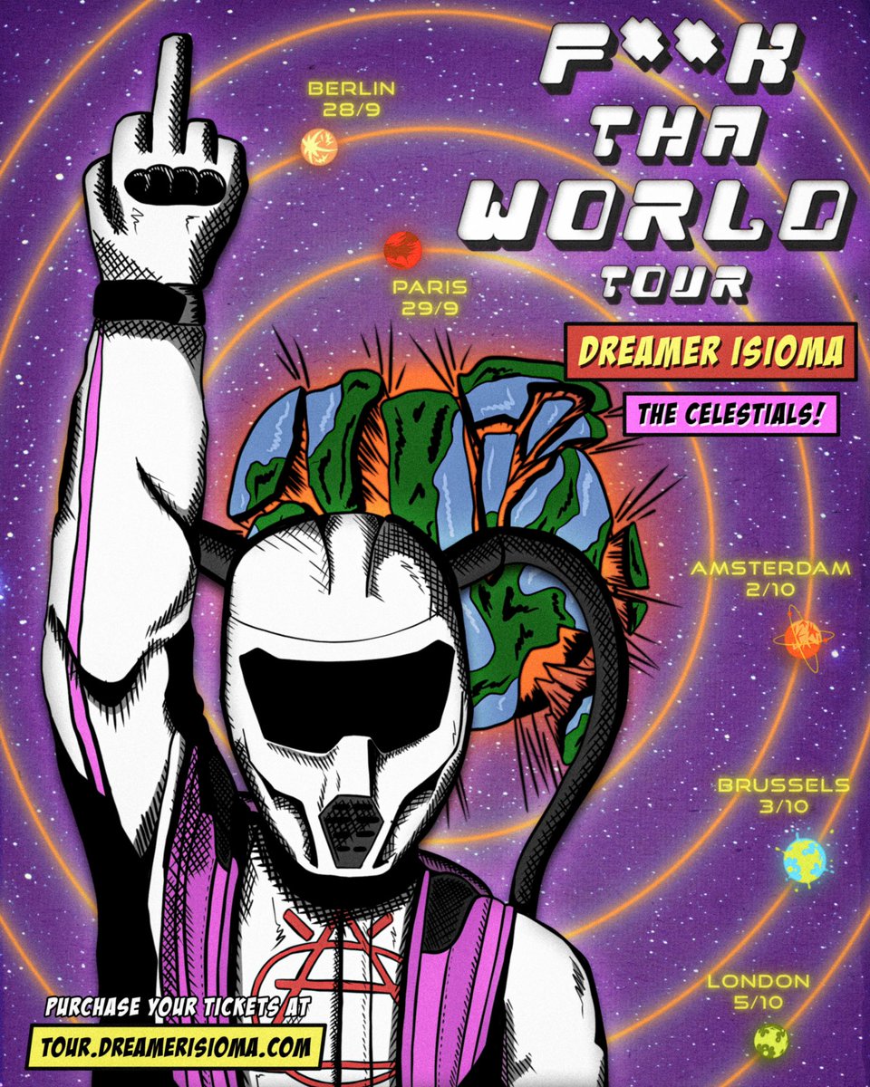 /•[(F**K THA WORLD TOUR)]•\⁣⁣⁣⁣⁣ EUROPE. FOR THA FIRST TIME. ON SALE FRIDAY.