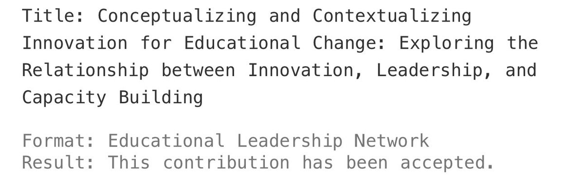 &amp;leading an ‘innovate’ session with colleagues <a href="/joanmconway/">Joan M Conway</a> Prof Dorothy Andrews, <a href="/Steve_KMbRI/">Stephen MacGregor, PhD, OCT</a> &amp; <a href="/RaniaSawalhi/">Rania Sawalhi (PhD)</a> - ‘Conceptualizing and Contextualizing Innovation for Educational Change: Exploring the Relationship between Innovation, Leadership, and Capacity Building’

<a href="/Icsei256799/">ICSEI_Dublin_2024</a>