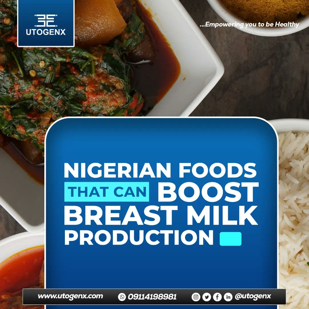 utogenx's tweet photo. This breastfeeding week 2023, here are some Nigerian foods that can help in breast milk production.
Share this post on your story, someone might need it.
#breastfeedingweek #breastfeedingmom #BBNaijaS8XGuinness #womenshealth #utogenx #healthcare #bbnaija https://t.co/6fyfklqEjD