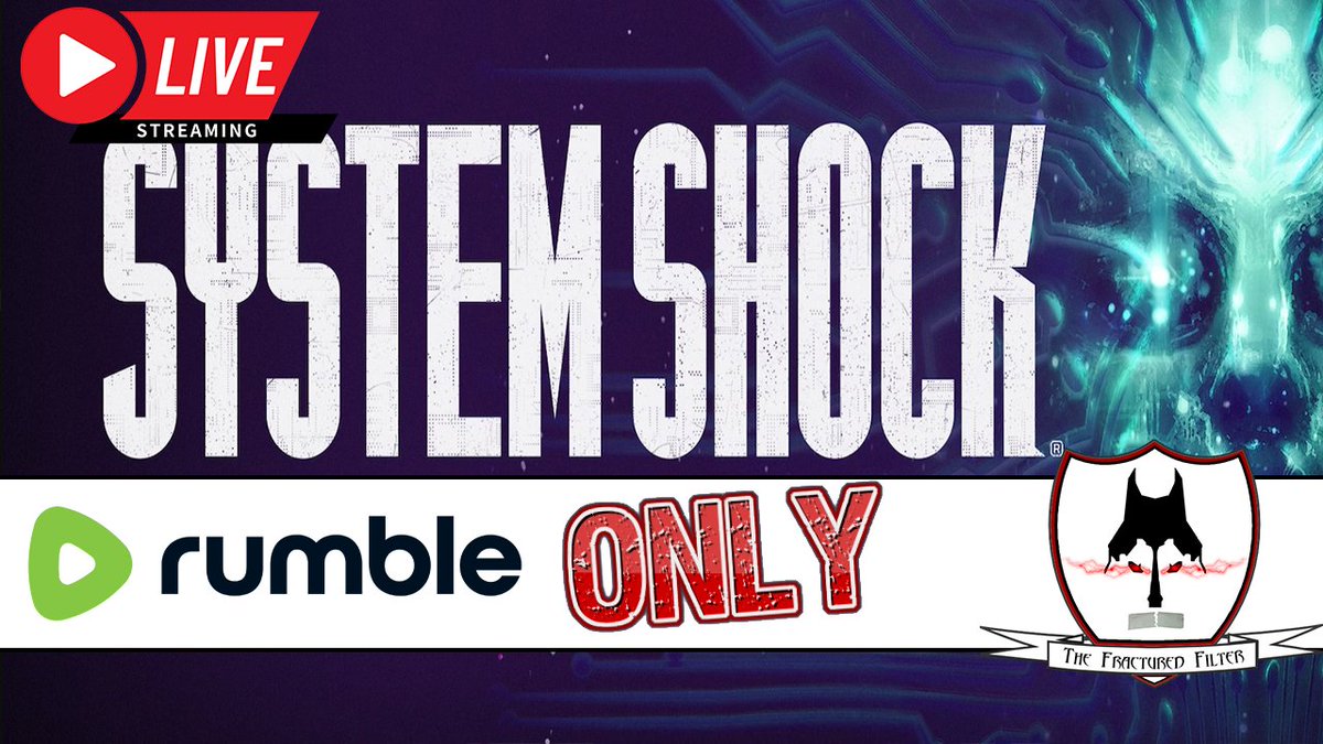 🚨LIVE🚨
Fractured Filter Plays System Shock Remake Part 8 Will This Be The End? So pumped, LETS GO!

#SystemShock @SystemShockGame @NightdiveStudio #SystemShockRemake #SystemShockRemaster #rumbletakeover

@rumblevideo 
rumble.com/v344i59-fractu…