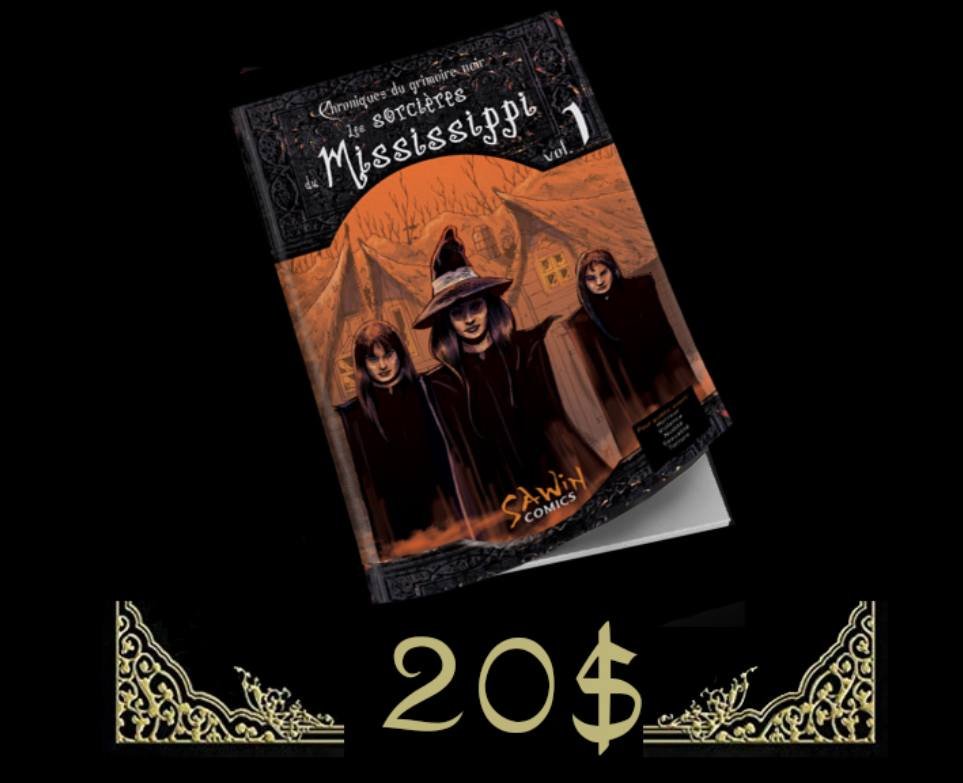 NickMicho's tweet photo. Prévente Ulule Maintenant!
Foncez sur Ulule et précommandez dès aujourd'hui votre exemplaire des Sorcières du Mississippi. 

Ulule Pre-Sale Now!
Don't hesitate! Hurry to Ulule and pre-order your copy of "The witches of Mississippi" today. 
https://t.co/nwLvjUulDk https://t.co/JJQJ6MGty8