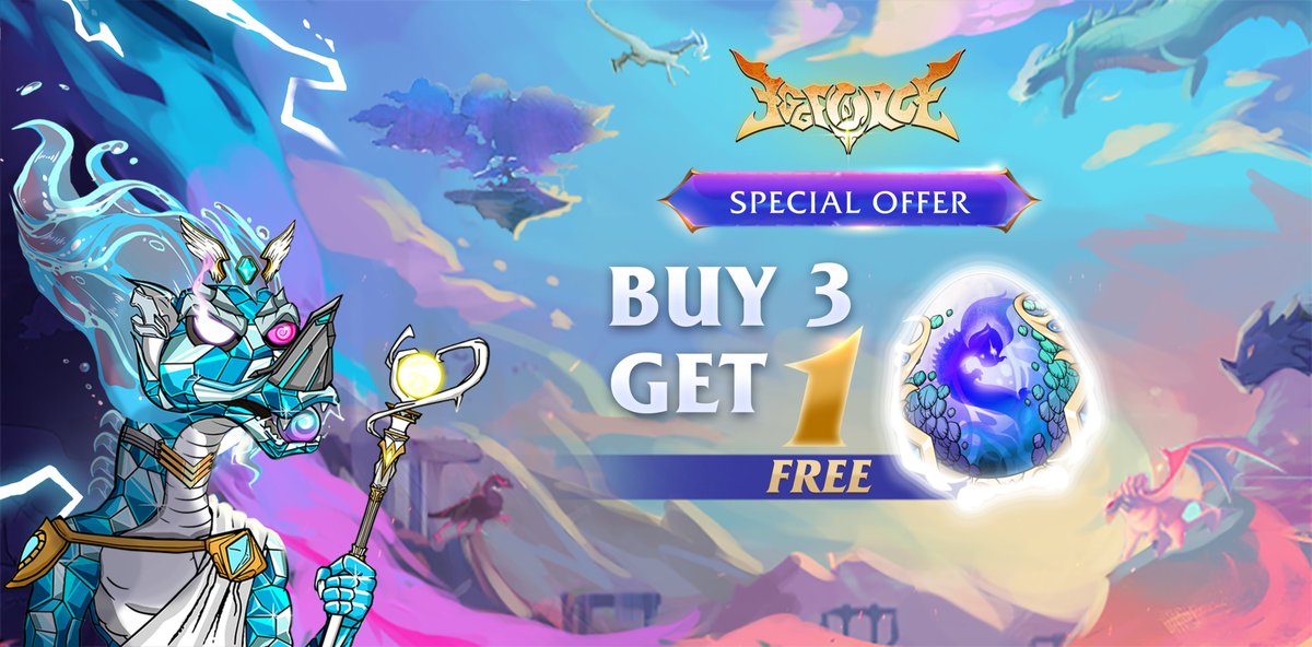 EggForceNFT's tweet image. Exciting news! We are delighted to announce that Egg NFTs are now officially launched on @CsprMarket  🥳

To celebrate, we are offering a special deal for our first customers:

🐉Buy 3 Get 1 Free: Save 25% on Egg NFTs purchases (Only 20 slots!🥚)
🐉Receive 740 - 1200 SNC Tokens…