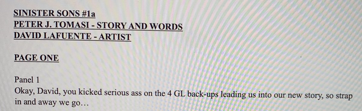 Peter J. Tomasi tweet media