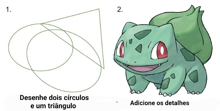 Como desenhar o Pokémon Bulbassauro