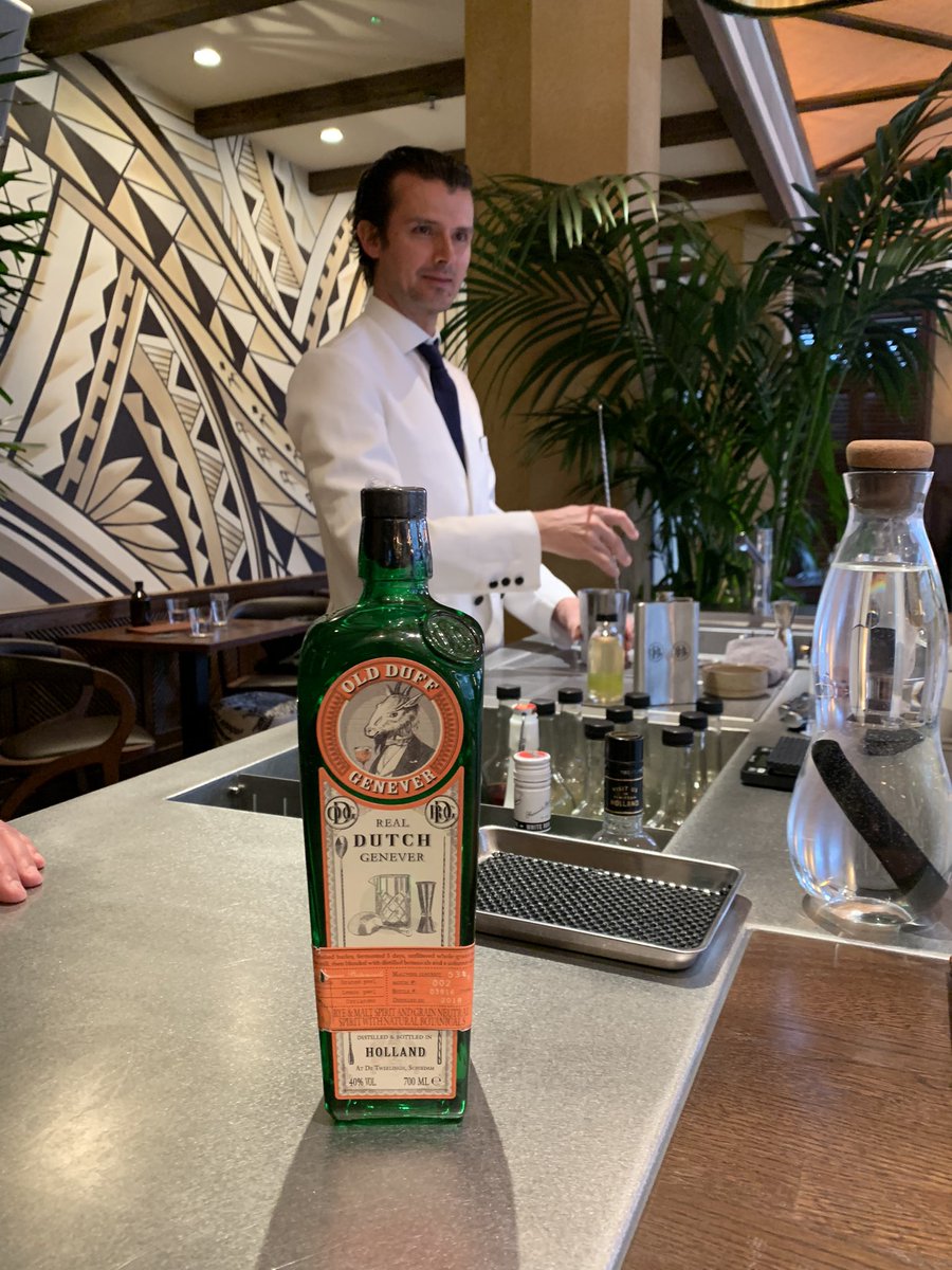 There’s nothing quite as relaxing as knowing you’re about to get an delicious <a href="/OldDuffGenever/">Old Duff Genever</a> cocktail from the hands of maestro <a href="/ErikLorincz/">erik lorincz</a> in London’s  fabulous new and improved Kwant bar! #genever #realdutchgenever