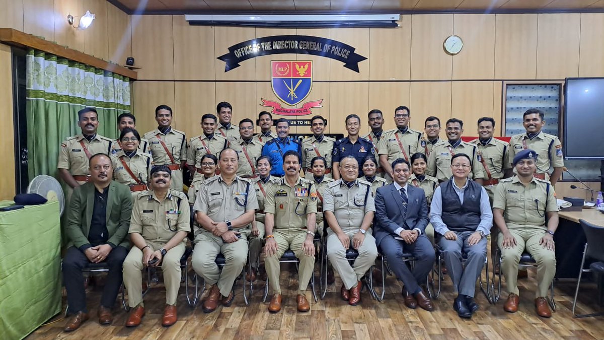 An absolute joy to welcome 22 IPS Probationers of 75 RR (2022 batch) at <a href="/MeghalayaPolice/">Meghalaya Police</a> HQ, Shillong.

Had an excellent interaction with young, energetic &amp; talented officers. Their enthusiasm &amp; commitment to understand the nitty gritty of policing in India was inspiring indeed!