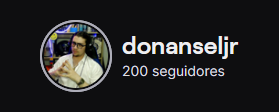 DonAnselJr's tweet photo. Ayer llegamos a los 200 seguidores en nuestra familia en #twitch 🎊🎉🎊🎉 https://t.co/rl8uTIYlxJ