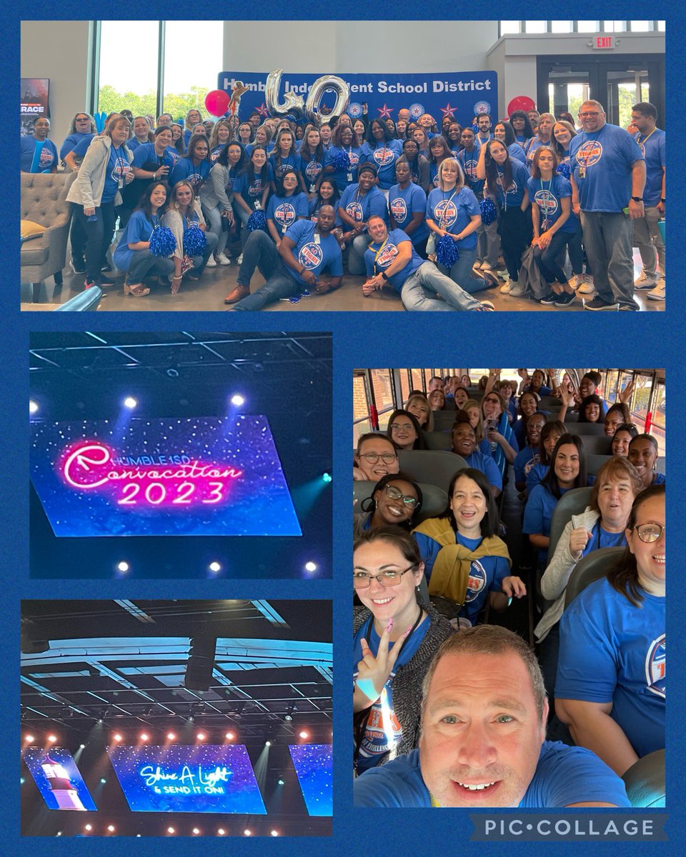 SteveSteinke76's tweet photo. Thank you @HumbleISD for an inspiring convocation. @HumbleISD_AMS is ready to #ShareALight #AtascaTigers #CAVU https://t.co/hPHz7ih4p0