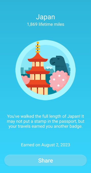 That's a few miles https://t.co/pPQCLOUD07<a href="/tag/newprofilepic"class="tags"><span>#newprofilepic</span></a>