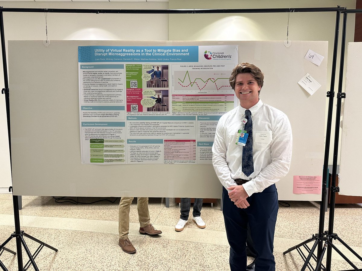 Great job SURF students at the capstone poster symposium! I had a great time learning about your work! @CincyChildrens