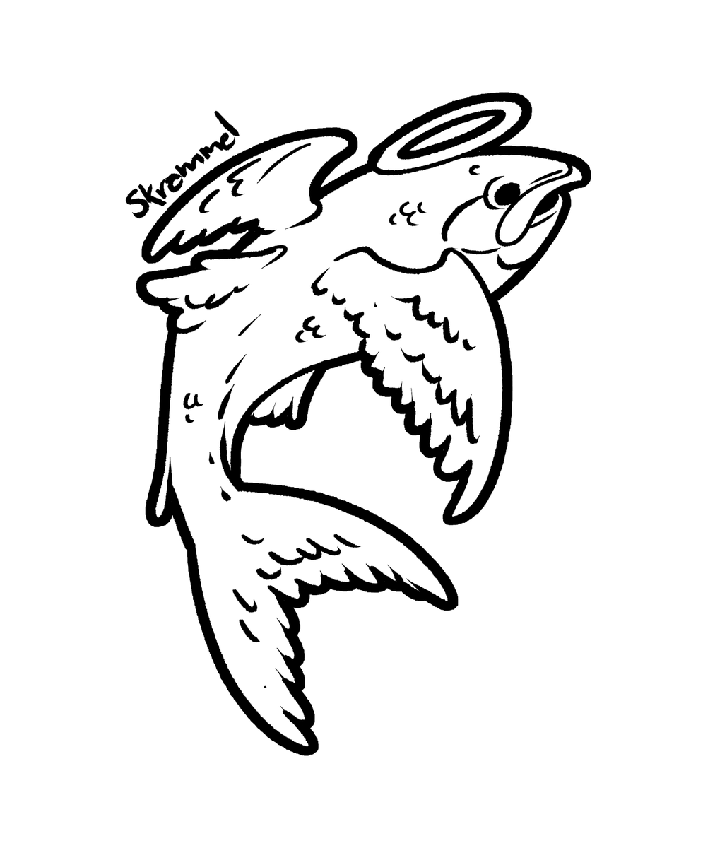 「Todays Stream tip doodles! Thank you for」|Signe, Vamp Baitのイラスト