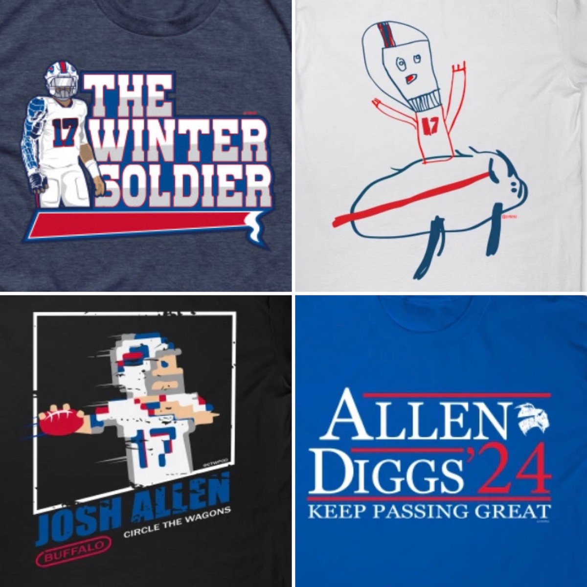 CTWpod's tweet photo. 🚨Training Camp Shirt Contest!!!🚨
We are giving #BillsMafia  ANY design from our TeePublic Store!

To enter:
1. RT &amp; Like this Tweet
2. Follow us
3. Reply “Go Bills!”

1 Winner drawn 8/10! 
($16 Shirts/35% OFF NOW - Link Below👀) 👇 https://t.co/Ua1ADw0FJl