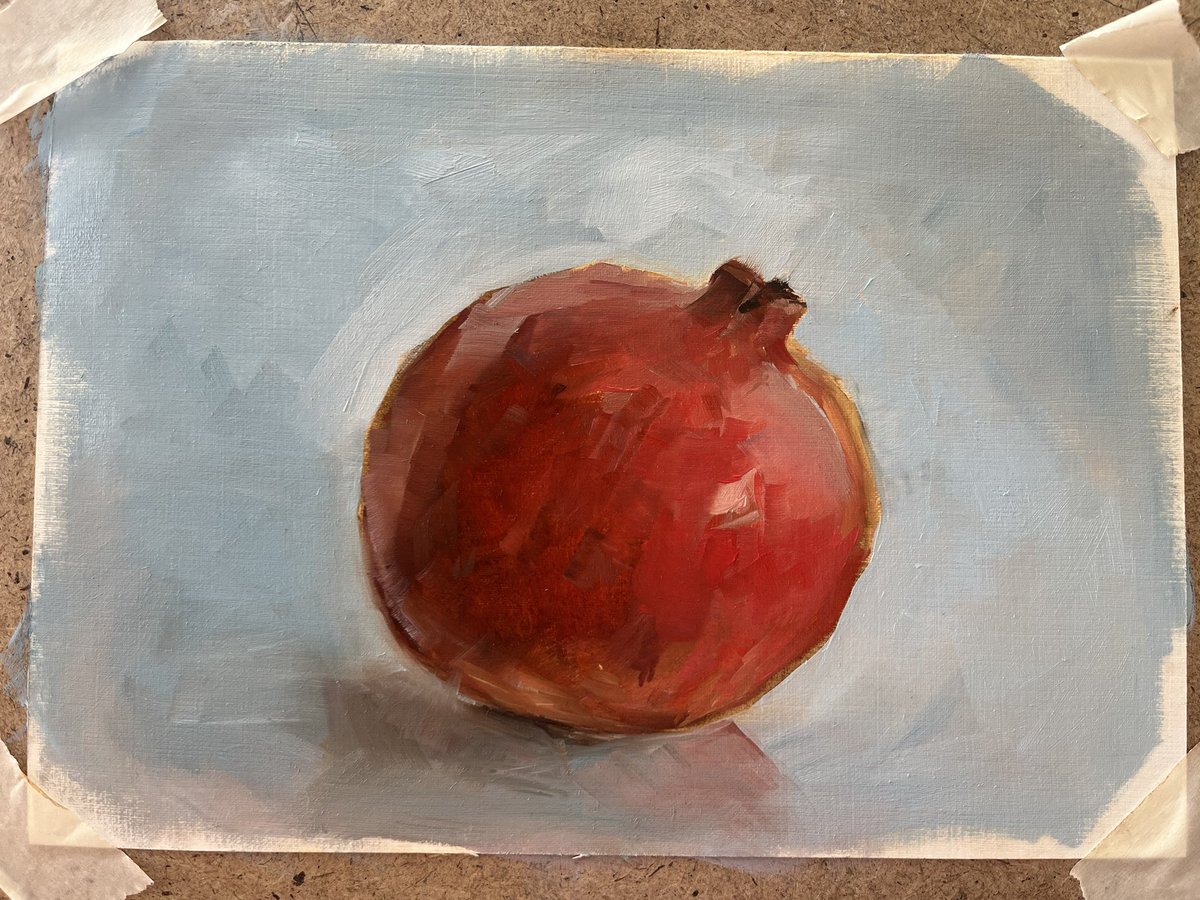 mewkoart's tweet photo. I tried oils for the first time and I liked it so much! https://t.co/ES71aBc43H