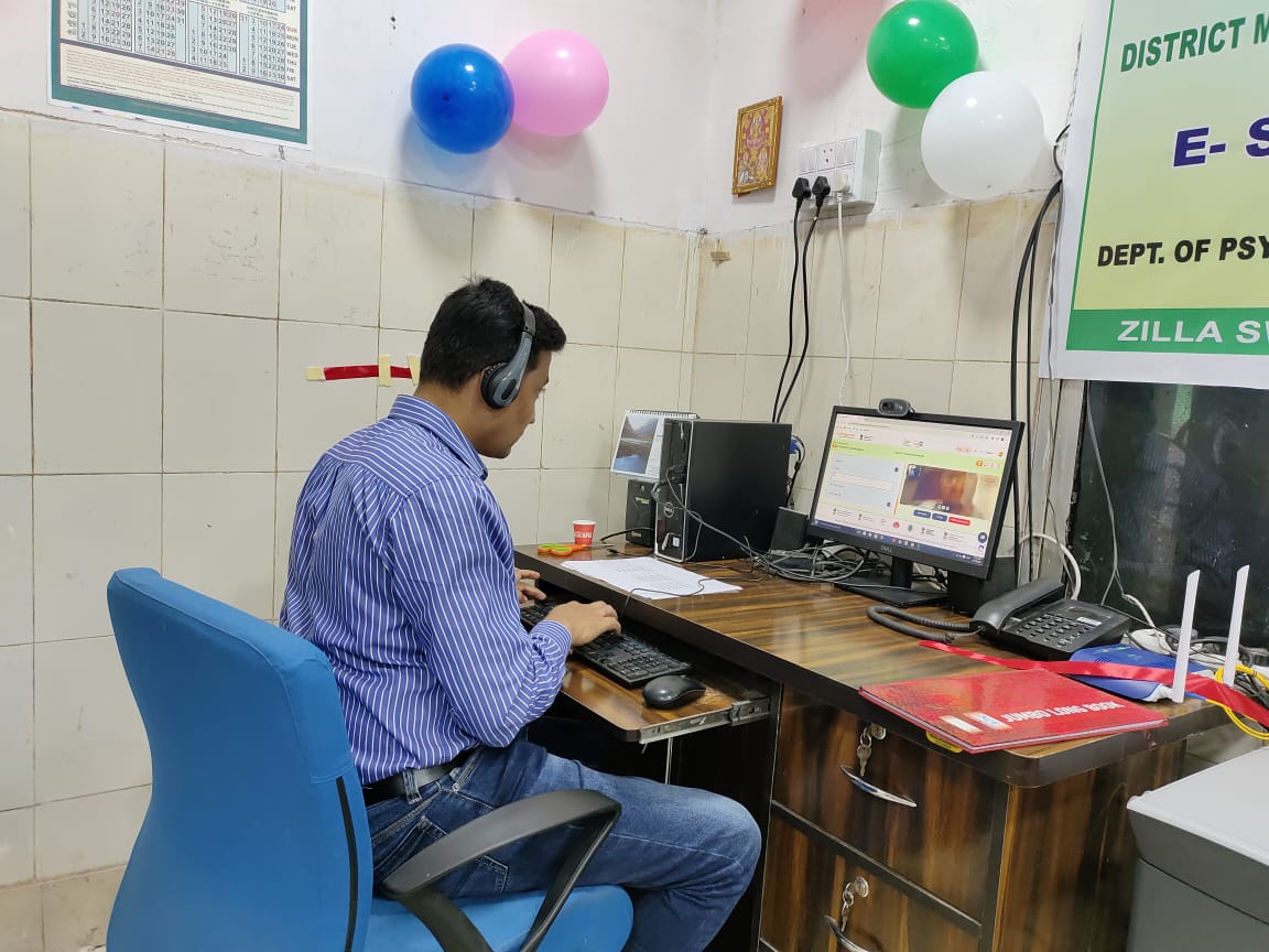CollectorBgr's tweet photo. Standalone Hub to provide Mental Health Tele Consultation Services through eSanjeevani platform was inaugurated on 01.08.2023, at District Mental Health Programme Unit, Balangir. It will function every day from 10:00 AM to 12:00 noon (except Sunday). @HFWOdisha https://t.co/WqbFDMgZDq